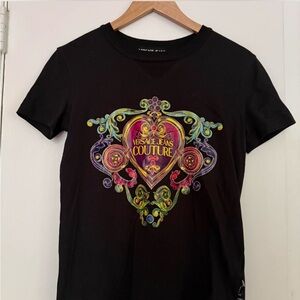 Versace Jeans Couture Black Short Sleeve Tee